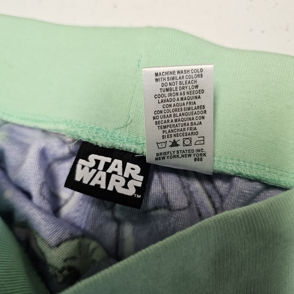 Star Wars Purple Green Grogu Yoda Pajamas - Picture 10 of 11